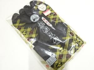 未使用品　福助　黒足袋(25センチ・4枚コハゼ)